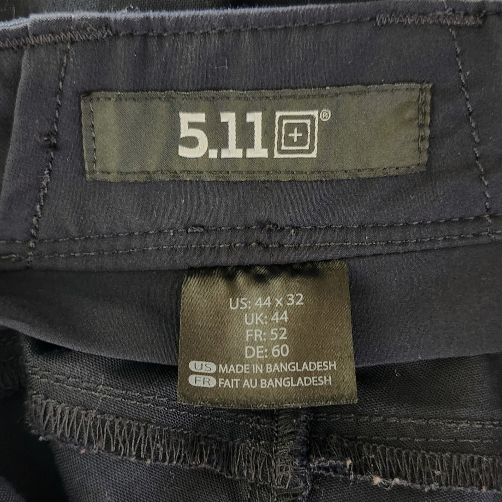5.11 Tactical Apex Pants Mens 43x32 Dark Navy Cargo Work Trousers 74434 - Picture 5 of 9